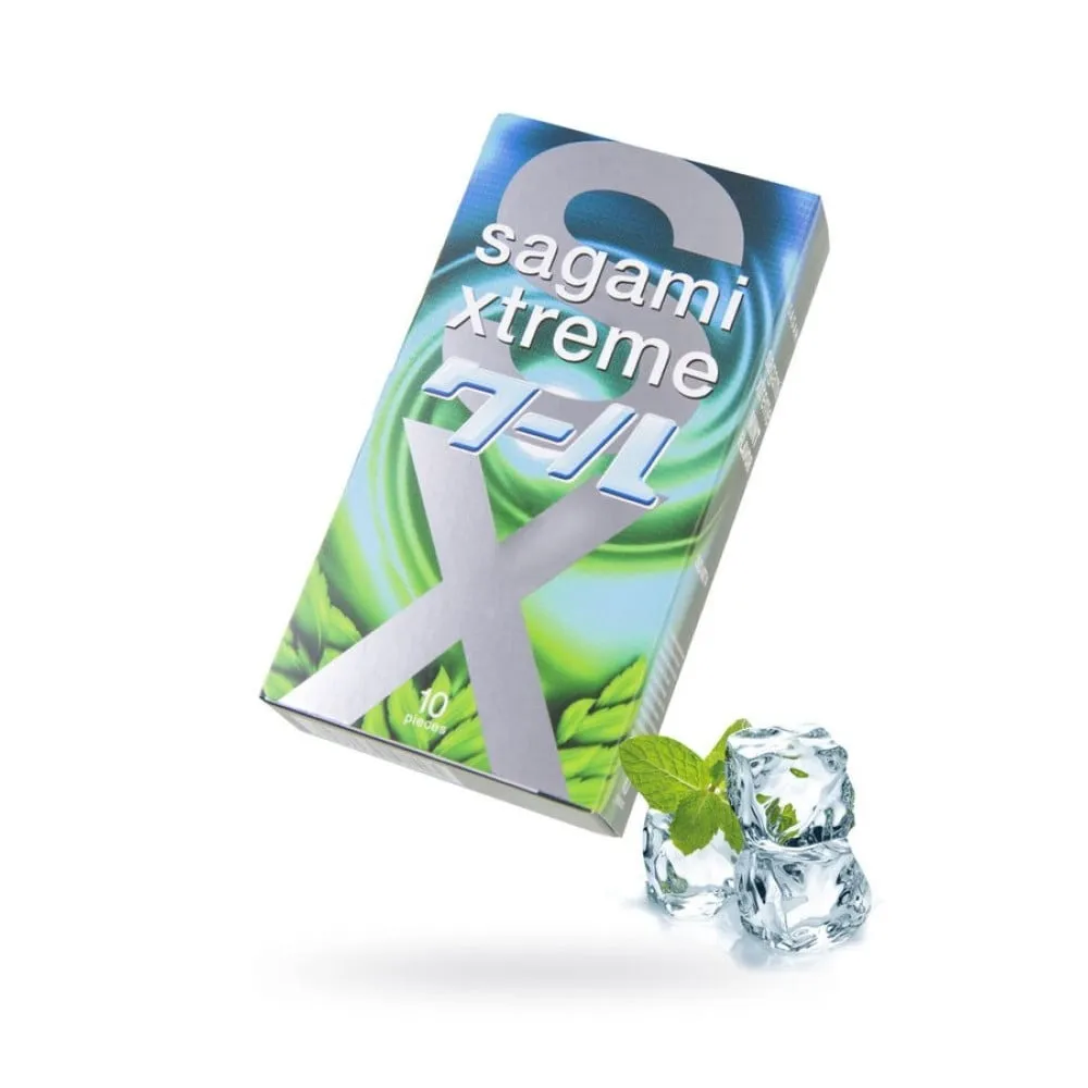 Презервативи латексні Sagami Xtreme Mint, з ароматом м'яти (ціна за упаковку, 10 штук) 4 Презервативи латексні Sagami Xtreme Mint, з ароматом м'яти (ціна за упаковку, 10 штук) - Зображення 2