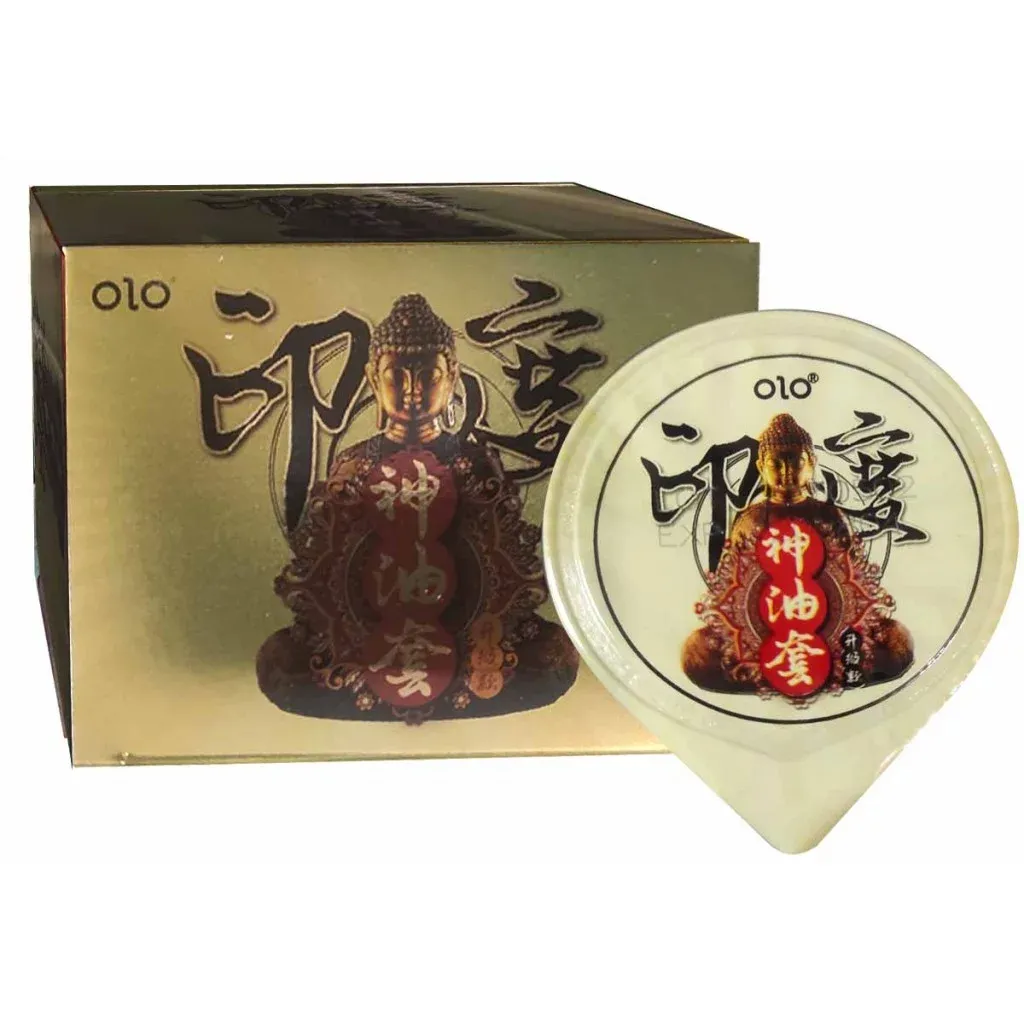 Презервативи Olo Gold Indian God Oil, з точковим та пролонгуючим ефектом, 10 шт 3 Презервативи Olo Gold Indian God Oil, з точковим та пролонгуючим ефектом, 10 шт