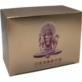 Презервативи Olo Gold Budda з гіалуроновим змащенням і ароматом ванілі, ребристі з точками, 10 шт
