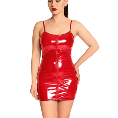 Лакована сукня Art of Sex - Demeter, колір червоний, розмір S