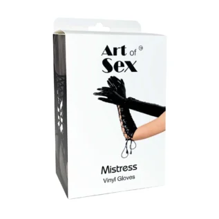 Alternative view of Лаковані рукавички зі шнурівкою Art of Sex - Mistress