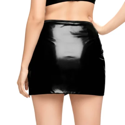 Alternative view of Лакована сексуальна спідниця Art of Sex - Malibu, колір чорний, L-2XL