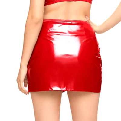 Alternative view of Лакована сексуальна спідниця Art of Sex - Malibu, колір червоний, L-2XL