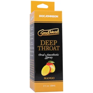 Спрей для мінету Doc Johnson GoodHead DeepThroat Spray - Mango 59 мл для глибокого мінету 7 Зображення Спрей для мінету Doc Johnson GoodHead DeepThroat Spray - Mango 59 мл для глибокого мінету