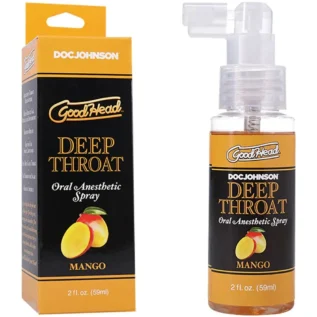 Alternative view of Спрей для мінету Doc Johnson GoodHead DeepThroat Spray - Mango 59 мл для глибокого мінету