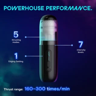 Зображення Смарт-мастурбатор Kaotik Labs The Shockwave, режим edging, імітація фрикцій