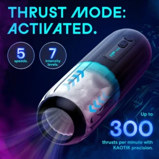 Зображення Смарт-мастурбатор Kaotik Labs The Shockwave, режим edging, імітація фрикцій