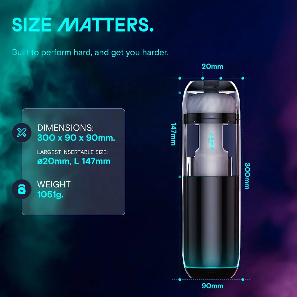 Смарт-мастурбатор Kaotik Labs The Cocoon, режим edging, пульсації, підігрів до 42 °C 9 Смарт-мастурбатор Kaotik Labs The Cocoon, режим edging, пульсації, підігрів до 42 °C - Зображення 7