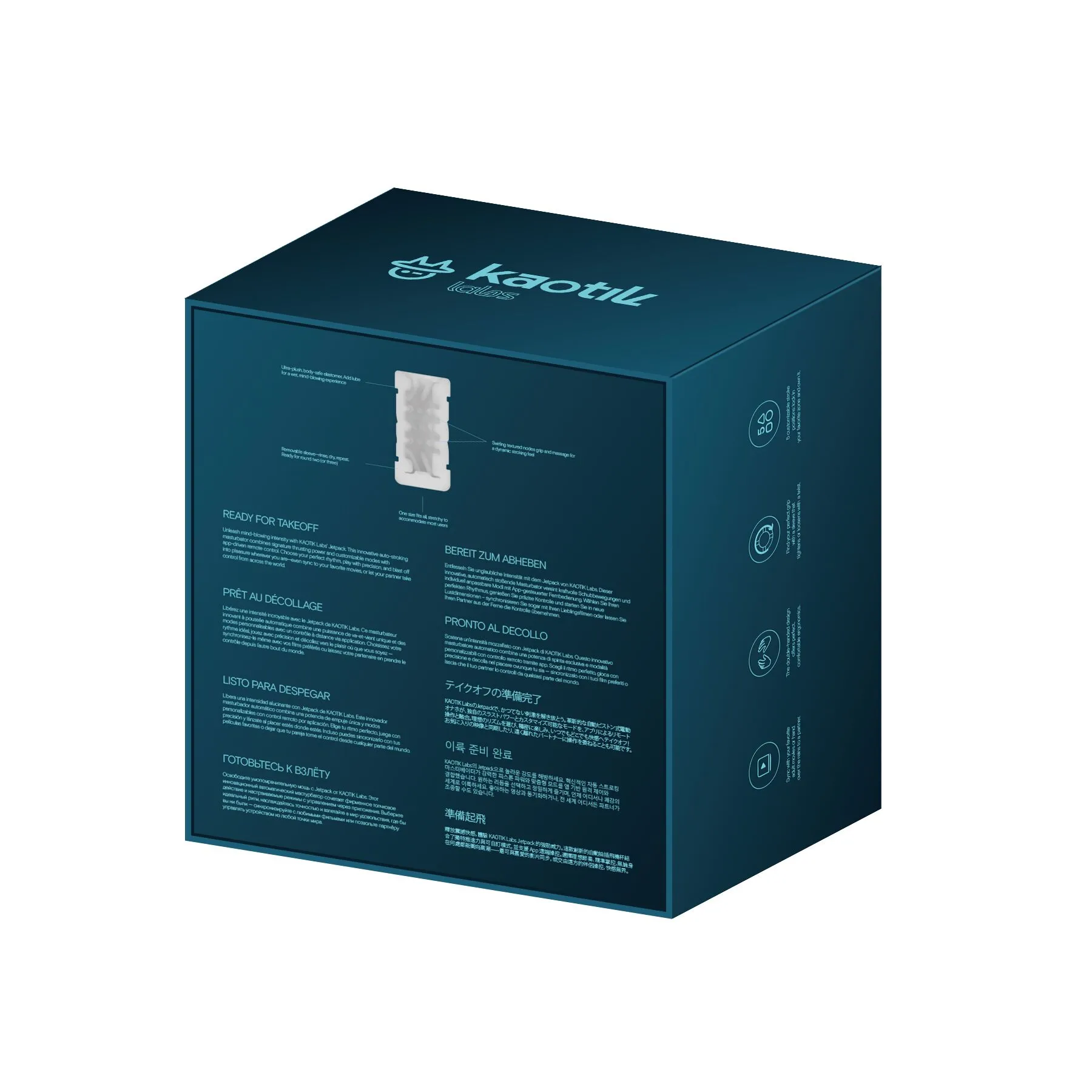 Смарт-мастурбатор Kaotik Labs The Jetpack, режим edging, дуже потужний, імітація фрикцій 11 Смарт-мастурбатор Kaotik Labs The Jetpack, режим edging, дуже потужний, імітація фрикцій - Зображення 9