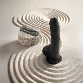 Зображення Фалоімітатор з вібрацією і ротацією Strap-On-Me Rotating & Vibrating Realistic Dildo - L - Black