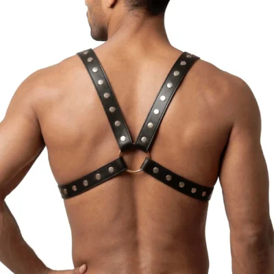 Alternative view of Чоловіча портупея Art of Sex - Spartacus, натуральна, колір чорний, розмір XS-M