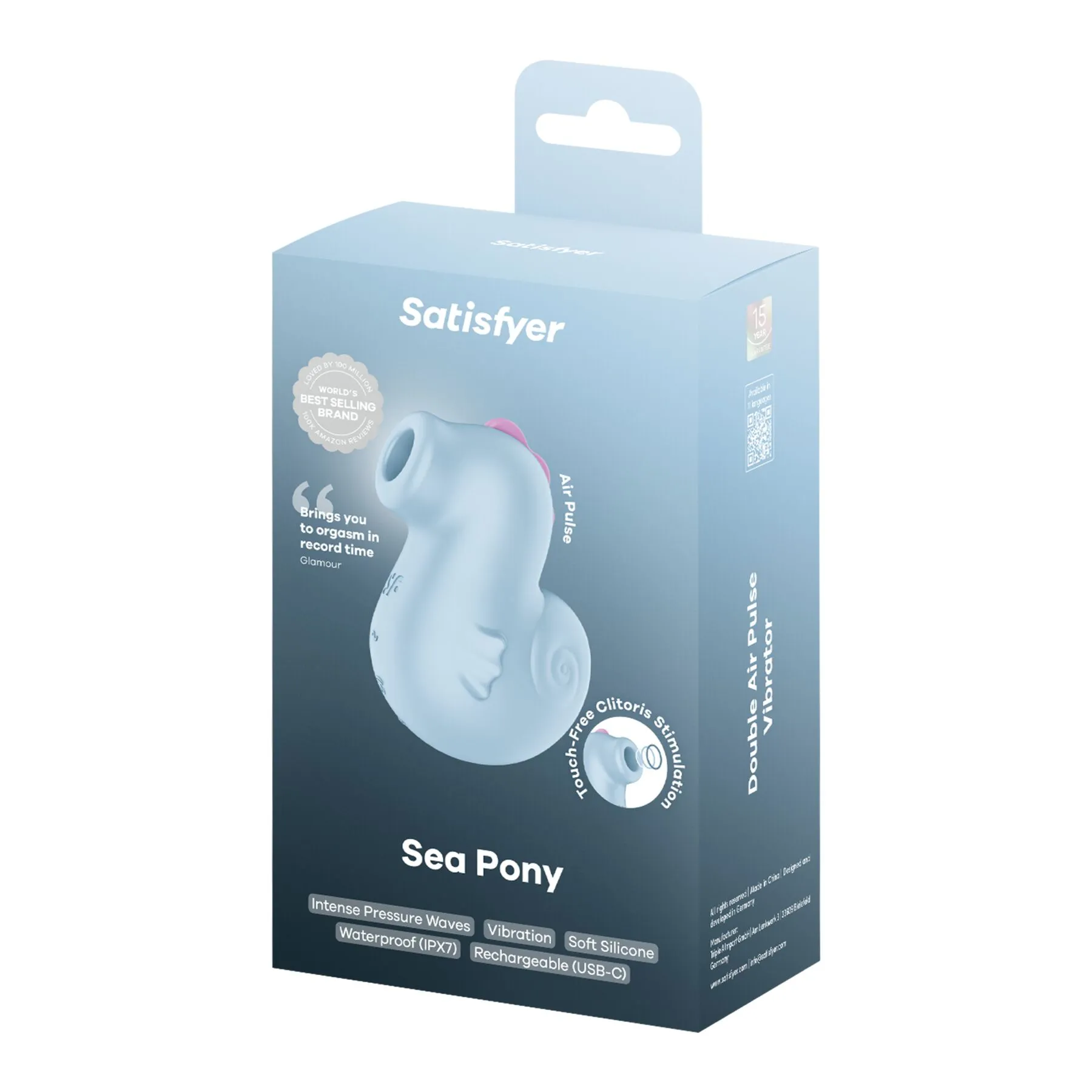 Вакуумний кліторальний стимулятор Satisfyer Sea Pony 7 Вакуумний кліторальний стимулятор Satisfyer Sea Pony - Зображення 5