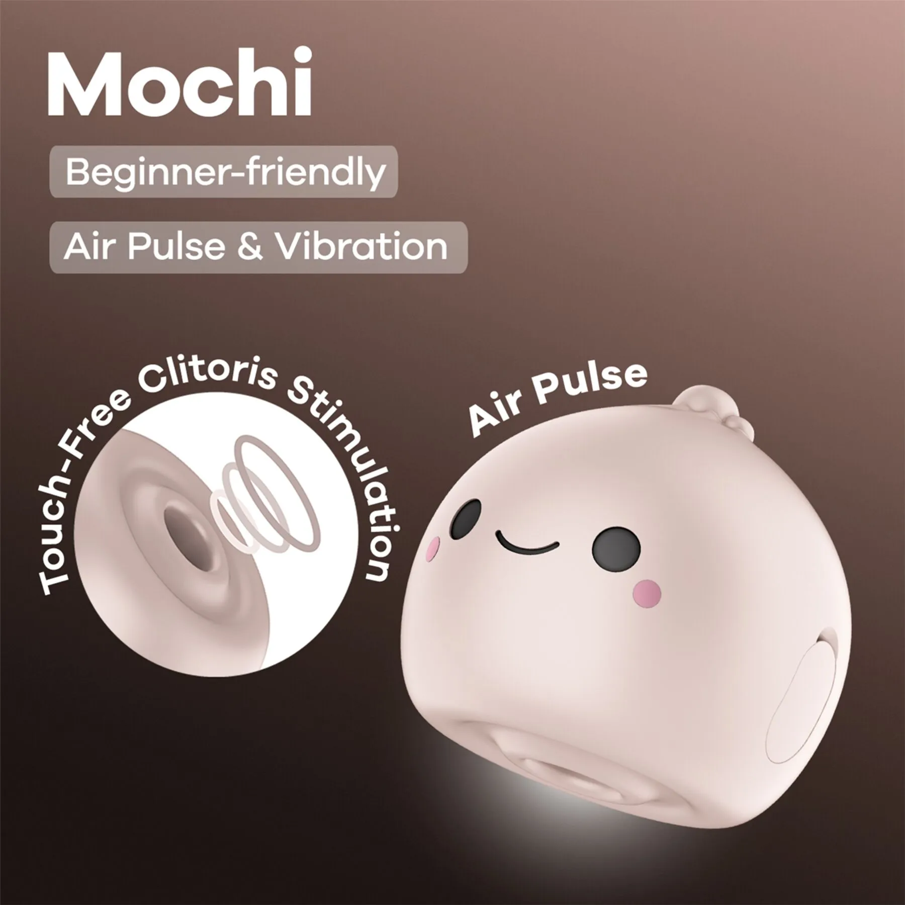 Вакуумний кліторальний стимулятор Satisfyer Mochi Beige 8 Вакуумний кліторальний стимулятор Satisfyer Mochi Beige - Зображення 6