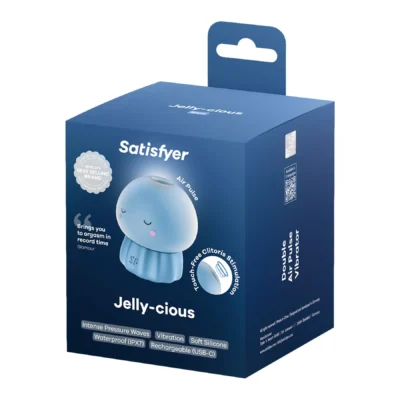 Вакуумний кліторальний стимулятор Satisfyer Jelly-cious Blue 12 Зображення Вакуумний кліторальний стимулятор Satisfyer Jelly-cious Blue