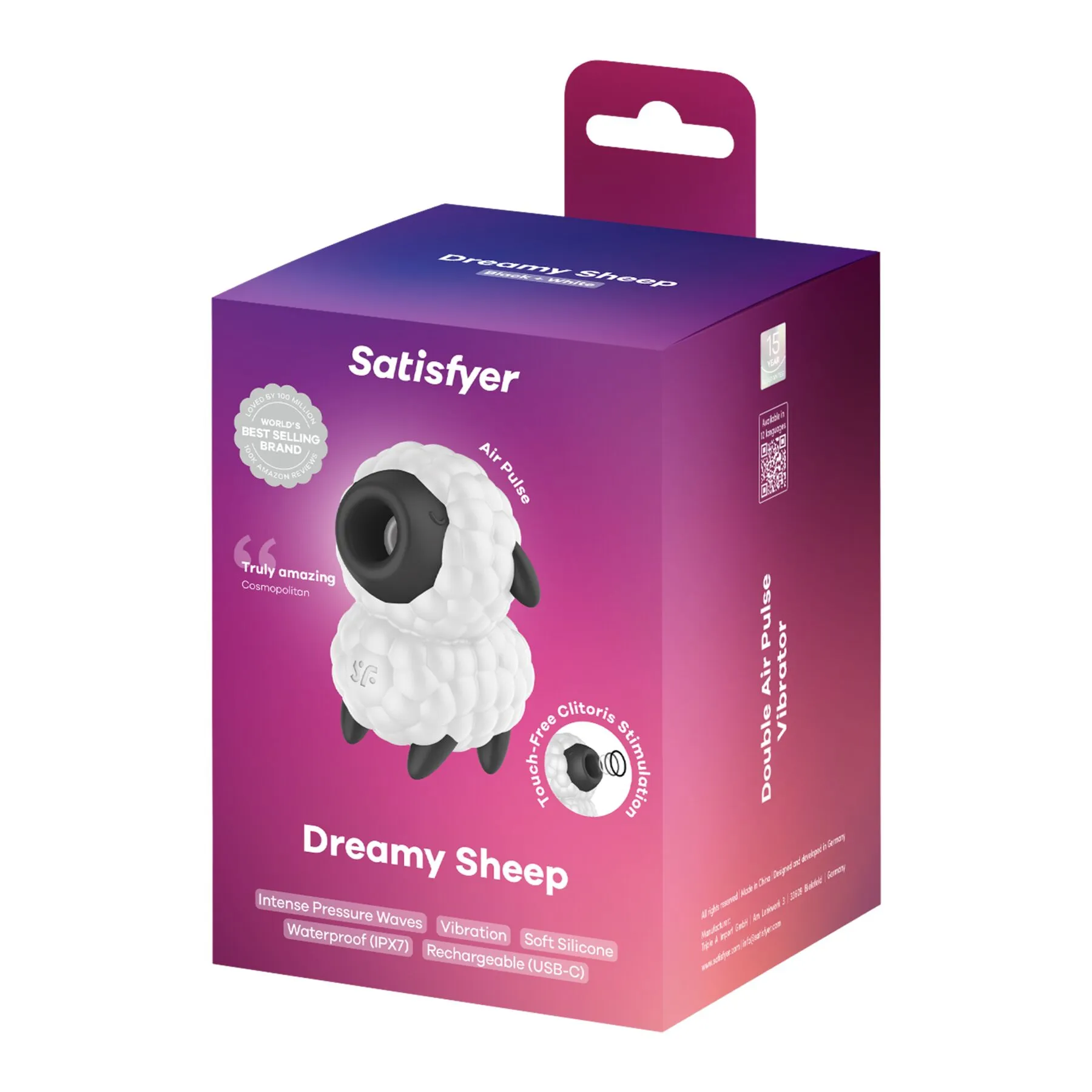 Вакуумний кліторальний стимулятор Satisfyer Dreamy Sheep 7 Вакуумний кліторальний стимулятор Satisfyer Dreamy Sheep - Зображення 5