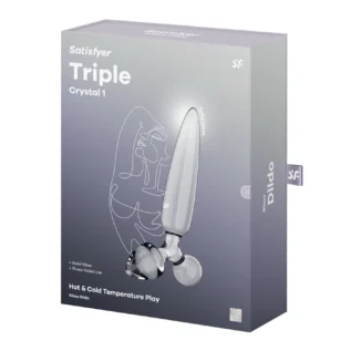 Зображення Тристоронній скляний дилдо Satisfyer Triple Crystal 1