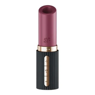 Вакуумний стимулятор Satisfyer Deep Kiss, магнітна технологія 3D Air Pulse, 30 режимів, кришечка
