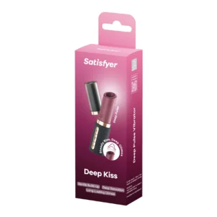 Зображення Вакуумний стимулятор Satisfyer Deep Kiss, магнітна технологія 3D Air Pulse, 30 режимів, кришечка