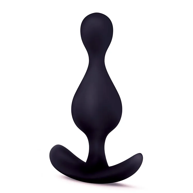 Анальний плаг ANAL ADVENTURES PLATINUM WAVE BLACK 5 Анальний плаг ANAL ADVENTURES PLATINUM WAVE BLACK - Зображення 3