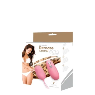Зображення Віброяйце ULTRA SEVEN REMOTE CONTROL EGG PINK