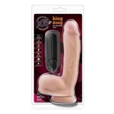 Зображення Вібратор X5 PLUS KING DONG 8INCH VIBRATING COCK