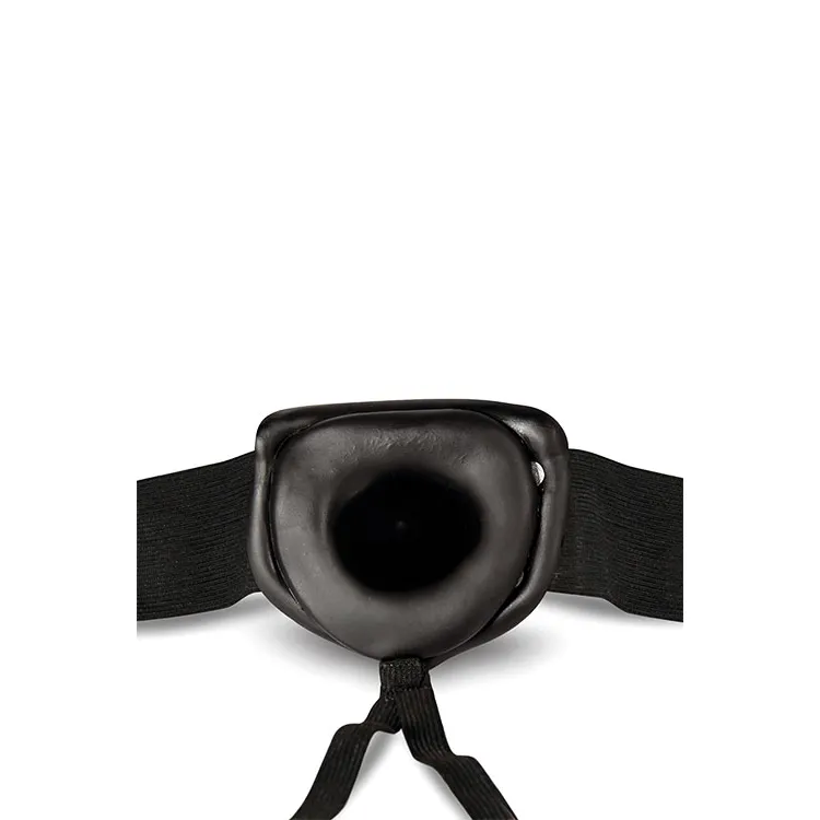 Страпон чоловічий Dr. SKIN 6INCH HOLLOW STRAP ON, BLACK 6 Страпон чоловічий Dr. SKIN 6INCH HOLLOW STRAP ON, BLACK - Зображення 4