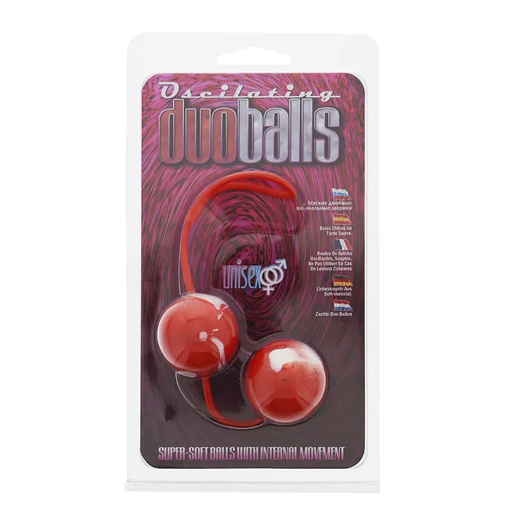 Кульки Вагінальні MARBILIZED DUO BALLS-RED 6 Кульки Вагінальні MARBILIZED DUO BALLS-RED - Зображення 4