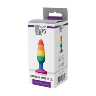 Зображення Райдужний анальний плаг COLOURFUL LOVE RAINBOW ANAL PLUG SMALL