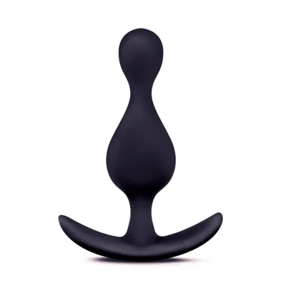 Анальний плаг ANAL ADVENTURES PLATINUM WAVE BLACK