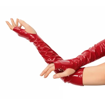 Лаковані мітенки Art of Sex - Margo, колір червоний, розмір L