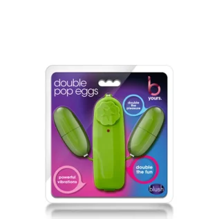 Подвійне віброяйце B yours DOUBLE POP EGGS LIME 7 Зображення Подвійне віброяйце B yours DOUBLE POP EGGS LIME