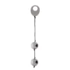 Вагінальні кульки DOMINO METALLIC BALLS, SILVER