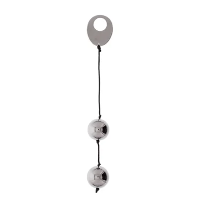 Вагінальні кульки DOMINO METALLIC BALLS, SILVER