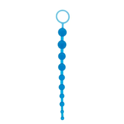 Анальний ланцюжок Oriental Jelly Butt Beads 10.5, BLUE