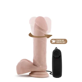 Вібратор X5 PLUS 8 INCH GYRATING COCK VANILLA 8 Зображення Вібратор X5 PLUS 8 INCH GYRATING COCK VANILLA