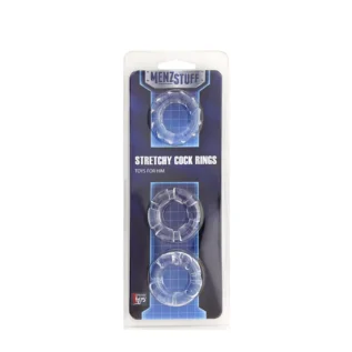 Зображення Кільце MENZSTUFF STRETCHY COCK RINGS, CLEAR