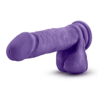 Зображення Фалоімітатор кібершкіра au NATUREL bold HERO 8INCH DILDO PURPLE