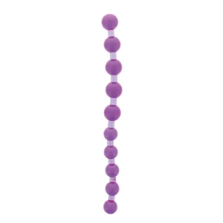 Анальний ланцюжок Jumbo Jelly Thai Beads Carded, LAVENDER