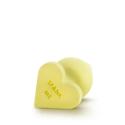 Зображення Анальний плаг PLAY WITH ME CANDY HEART SPANK ME YELLOW