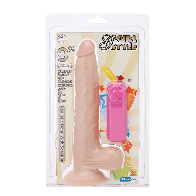 Вібромасажер G-GIRL STYLE 9INCH VIBRATING DONG 4 Вібромасажер G-GIRL STYLE 9INCH VIBRATING DONG - Зображення 2
