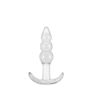 Зображення Анальна пробка прозора JELLY RANCHER T-PLUG RIPPLE CLEAR