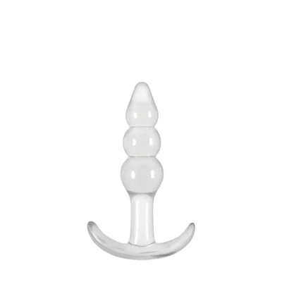 Alternative view of Анальна пробка прозора JELLY RANCHER T-PLUG RIPPLE CLEAR
