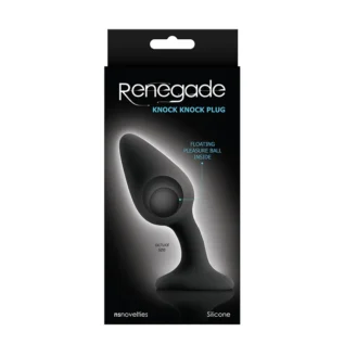 Анальна пробка RENEGADE KNOCK KNOCK PLUG BLACK