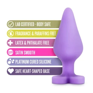 Анальна пробка PLAY WITH ME CANDY HEART DO ME PURPLE 12 Зображення Анальна пробка PLAY WITH ME CANDY HEART DO ME PURPLE