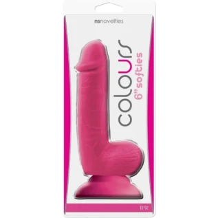 Фалоімітатор COLOURS SOFTIES 6INCH DILDO PINK