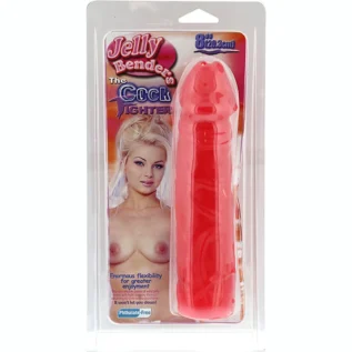 Зображення Фалоімітатор реалістичний JELLY BENDERS THE COCK FIGHTER 8 PINK