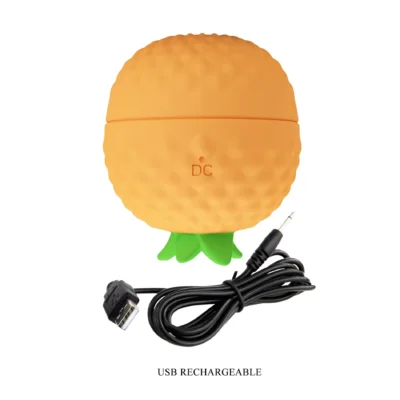 Зображення Кліторальний пульсатор PRETTY LOVE Pineapple Secret помаранчевий, 5,7 х 5,1 см