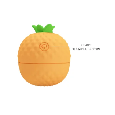 Зображення Кліторальний пульсатор PRETTY LOVE Pineapple Secret помаранчевий, 5,7 х 5,1 см