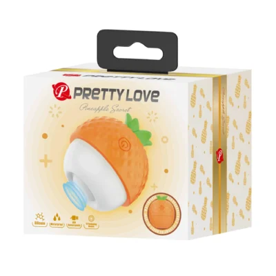 Зображення Кліторальний пульсатор PRETTY LOVE Pineapple Secret помаранчевий, 5,7 х 5,1 см