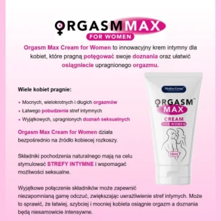 Зображення Крем для жінок Medica-Group Orgasm Max Cream for Women посилює та дарує вибухові оргазми, 50 мл